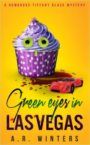 Excellent Cozy Mystery Deal - Green Eyes and cover has a cupcake with green eyes